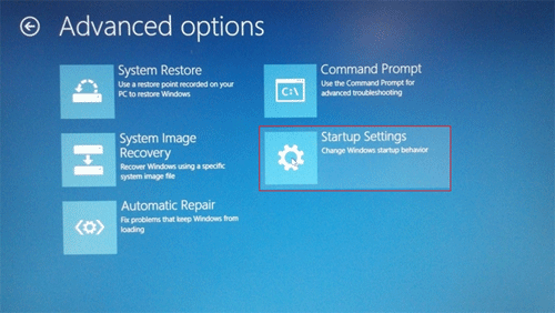 Windows 8 Troubleshooting Advanced Options